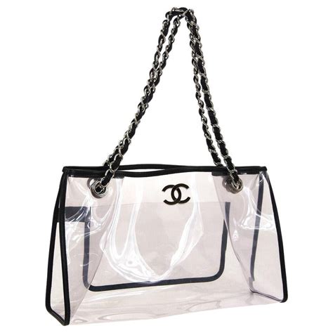 large shopping bag chanel 2016|Chanel clear tote bag.